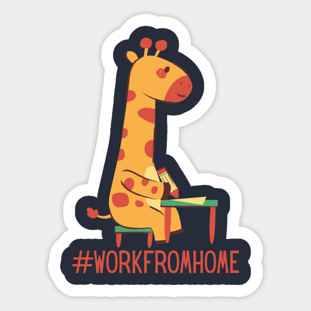 Work from home Sticker by Travelite Design